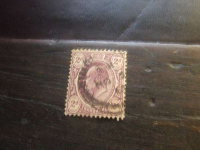 TRANSVAAL 1904 EDOARDO 2 p USATO