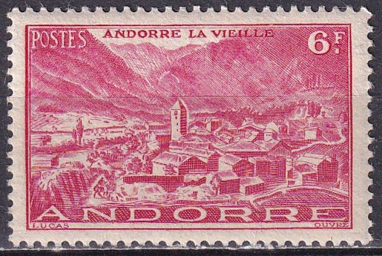 andorre français ... n° 111  neuf** ... 1944