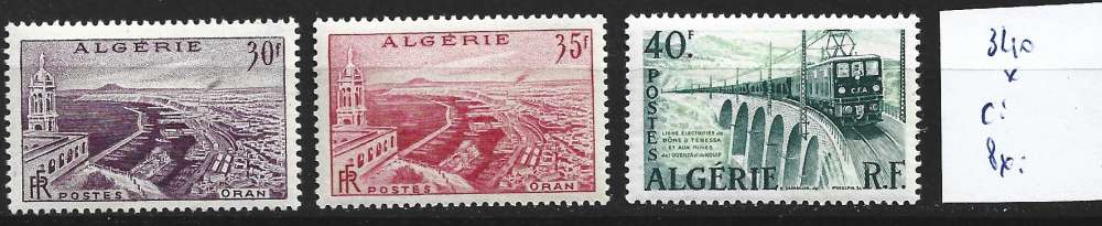 ALGERIE FRANCAISE 339 à 341 * côte 7 € 
