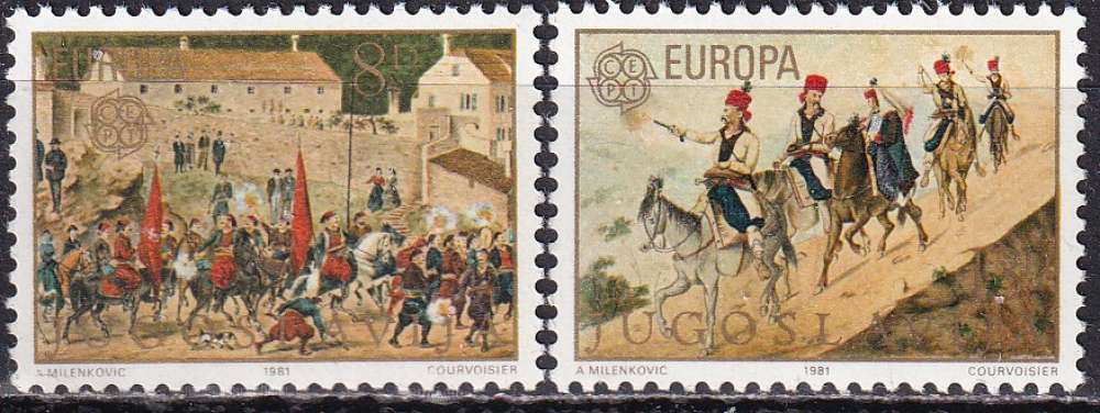 yougoslavie ... n° 1769/1770  neufs** ...1981