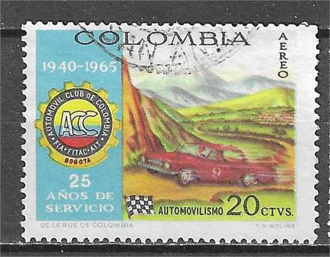 COLOMBIE poste aérienne YT 461