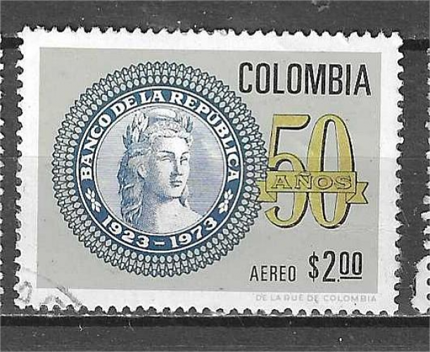 COLOMBIE poste aérienne YT 566