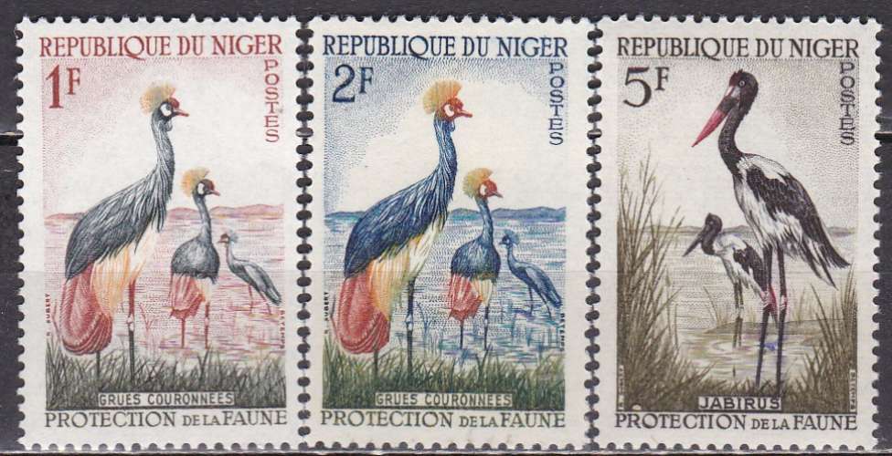 NIGER N° 97/9 de 1959 oblitérés 