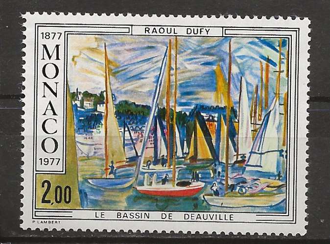   MONACO     ANNEE 1977 Y.T  N°1097 NEUF* 