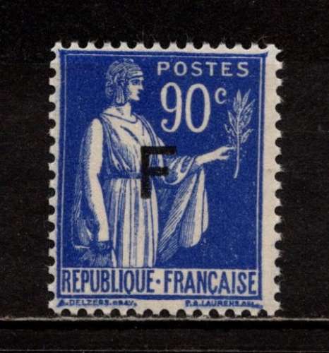 Timbre France FM n° 10**, superbe