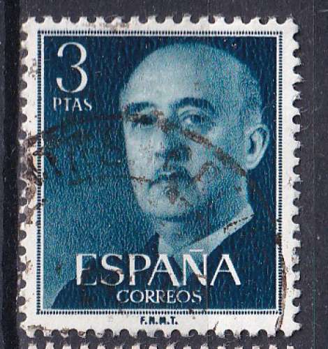 ESPAGNE - 1955 - Général Franco - Yvert 866 Oblitéré