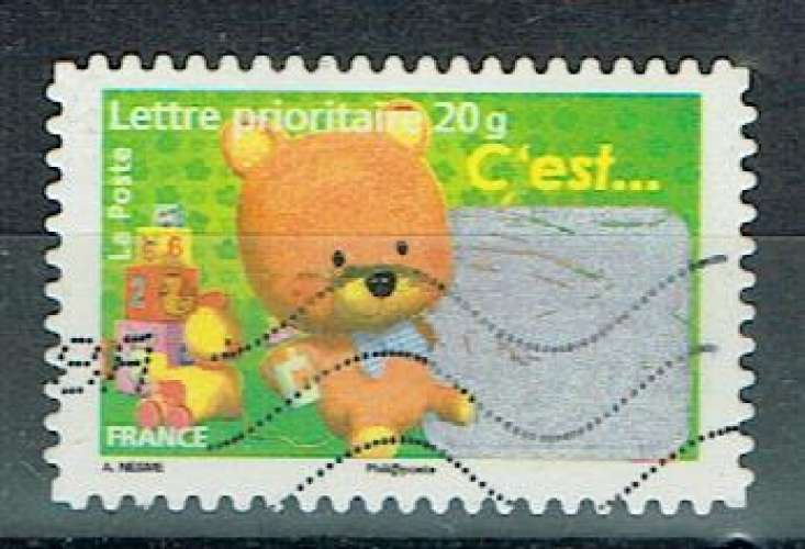 FRANCE 2008 - YT 164 AUTO-ADHÉSIF OBLITÉRÉ.