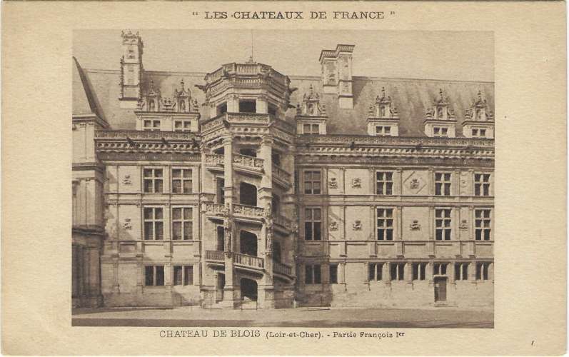 CPA - LOIR et CHER - BLOIS, Le Château, Partie François 1er