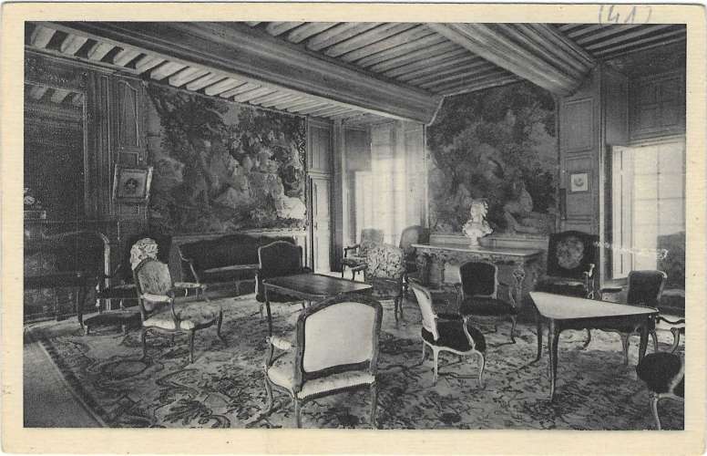 CPA - LOIR et CHER - CHÂTEAU DE TALCY, Le Salon