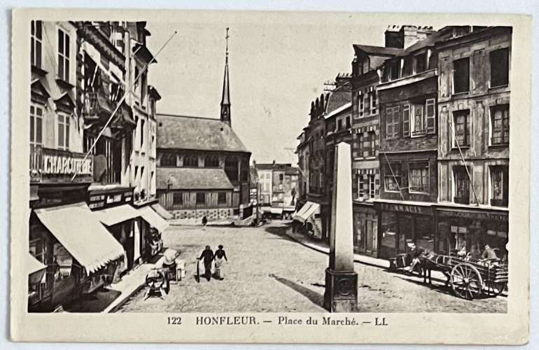 Honfleur La place du marché