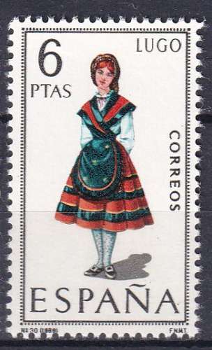ESPAGNE - 1969 - Costumes régionaux - Yvert 1560C Neuf **