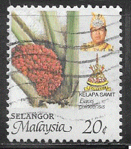 Malaisie- Selangor - YT  ?  obl- dentelure large (1986)