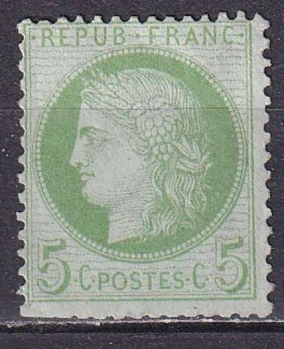 france ... n° 53  neuf sans gomme ... 1872 (dents courtes)