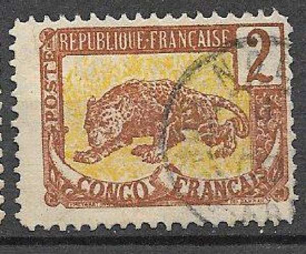 Congo- 1900 - YT   n° 28  oblitéré