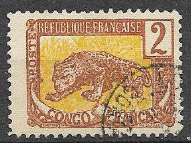 Congo- 1900 - YT   n° 28  oblitéré