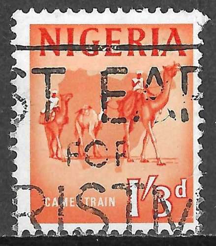NIGERIA 1961 - Y&T 105 -  Caravane de dromadaires - oblitéré
