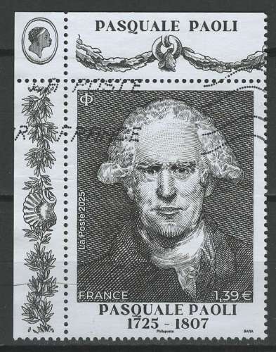 France 2025 - Pasquale Paoli (coin de feuille)