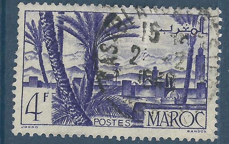 Maroc - YT 255 - Oasis - Palmier