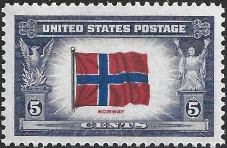 Etats Unis - 1943 - Y&T 467 ** - MNH ( pays en guerre )