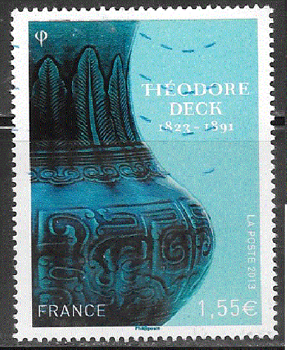 France - YT  4797  obl - Théodore Deck (2013)