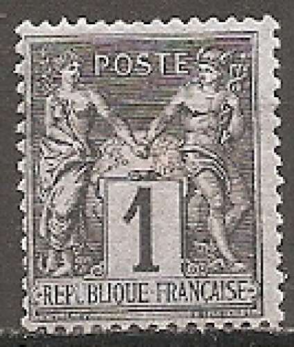 france ... n° 83a  neuf* ... 1877