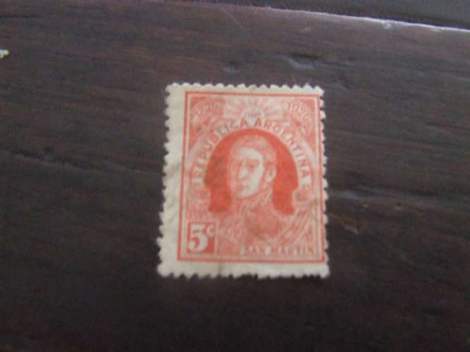ARGENTINA 1926 POSTE 5 c USATO