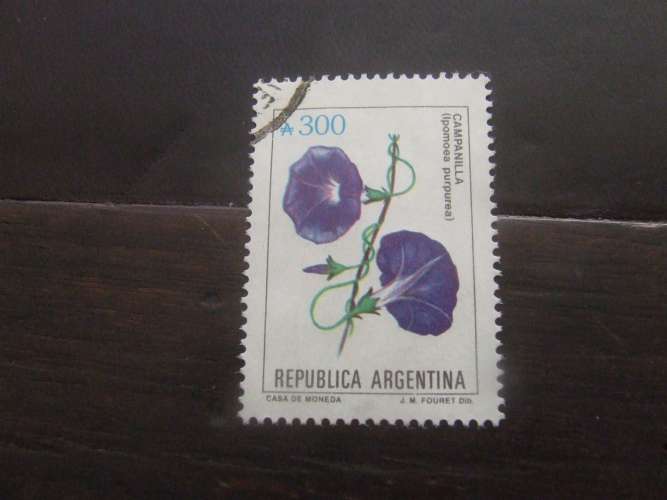 ARGENTINA 1982 FIORI 300 p USATO