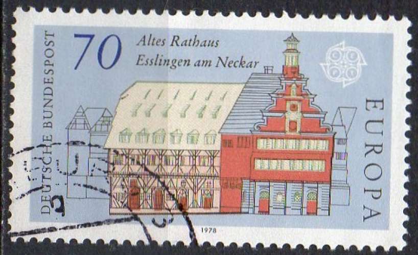 ALLEMAGNE RFA N° 818 Y&T 1978 Europa monuments