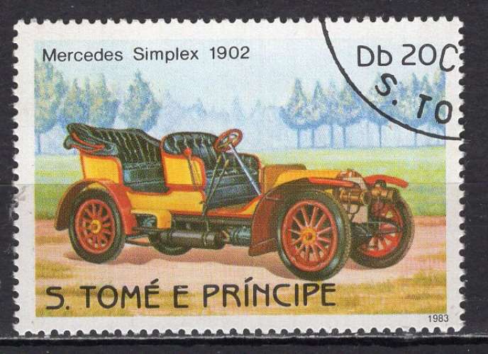 SAINT-THOMAS ET PRINCE - Timbres n°755 oblitéré