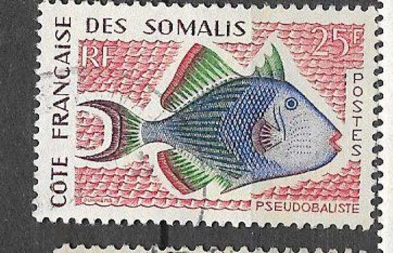Côte des Somalis - 1959 - YT n° 300  oblitéré