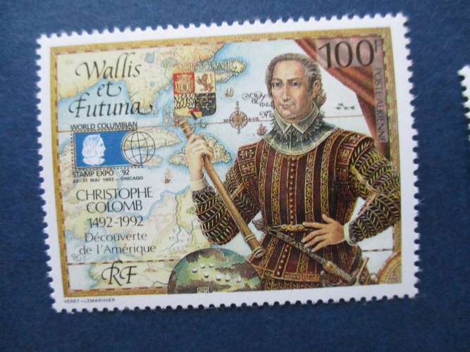 Wallis & Futuna y & t poste aérienne 173 ** 1992