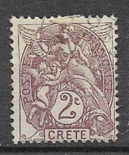 Crète - 1902 - YT n° 2  oblitéré