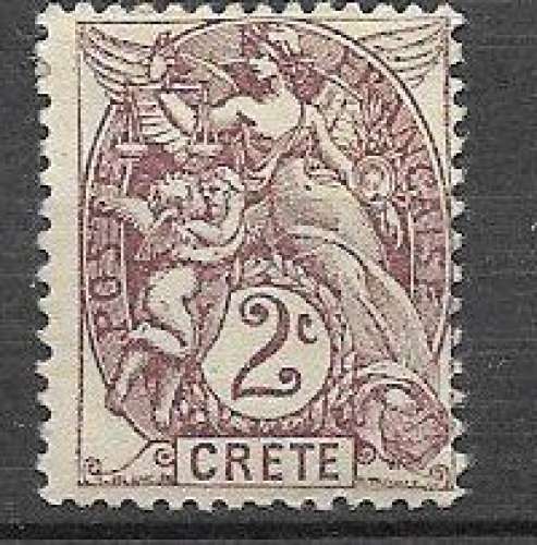 Crète - 1902 - YT n° 2 *