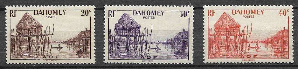 Dahomey - 1941 - YT n°  125/127  **