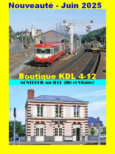 ACACF inf 003 - Autorail Caravelle, BB 63000, gare de MONTREUIL-SUR-ILLE - Ille-et-Vilaine - SNCF