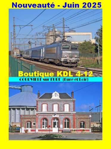 ACACF inf 004 - Train, loco BB 7219, gare de COURVILLE-SUR-EURE - Eure et Loir - SNCF