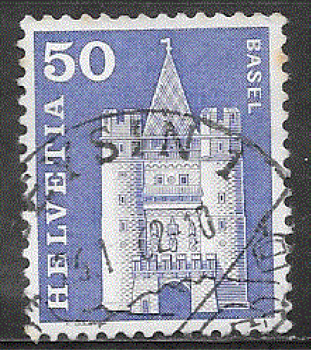 Suisse - YT  651  obl - Bâle (1960)