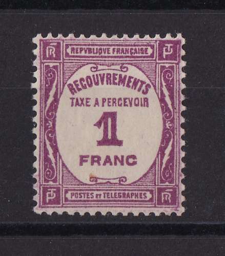 FRANCE.   YT   Taxe n° 59    neuf **    1927