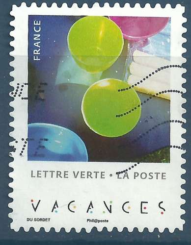 YT 1745 autocollant - Vacances - gobelets