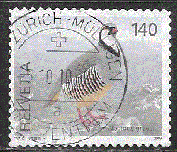 Suisse - YT  2025  obl - Perdrix (2009)