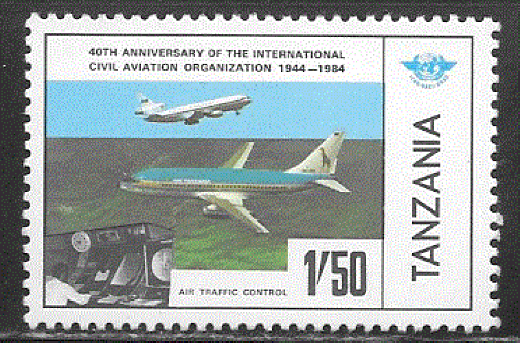 Tanzanie - YT  248  **- Contrôle du trafic aérien (1984)