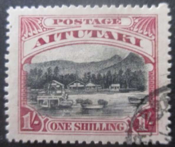 AITUTAKI N°28 oblitéré cote 16€