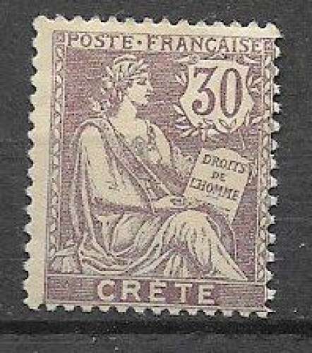 Crète - 1902 - YT n° 10  *