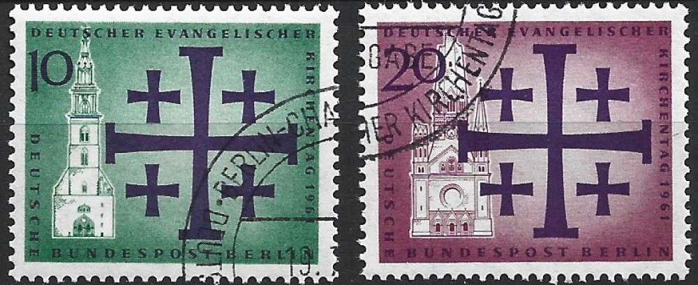 ALLEMAGNE BERLIN 193-194 oblitérés côte 0.50 € 