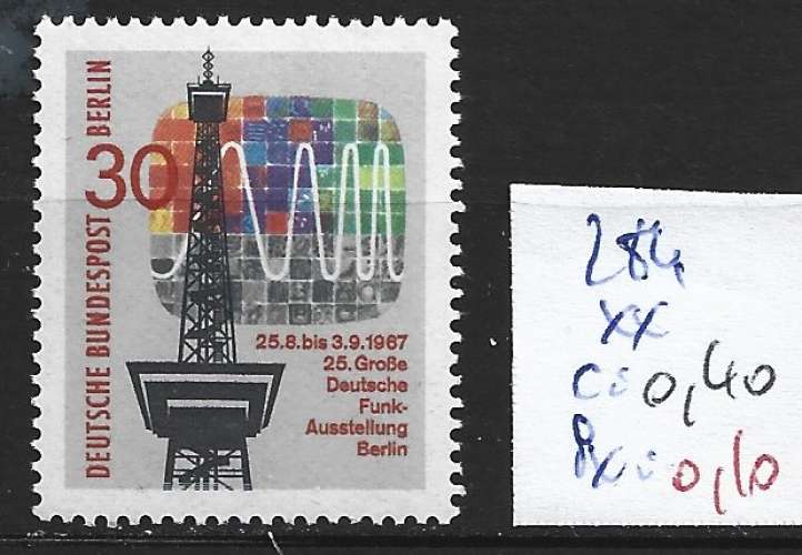 ALLEMAGNE BERLIN 284 ** côte 0.40 € 