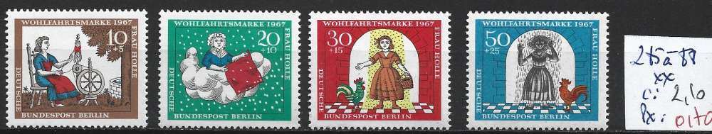 ALLEMAGNE BERLIN 285 à 288 ** côte 2.10 € 
