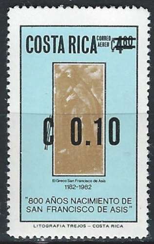 Costa Rica - 1983 - Y & T n° 889 Poste aérienne - MNG
