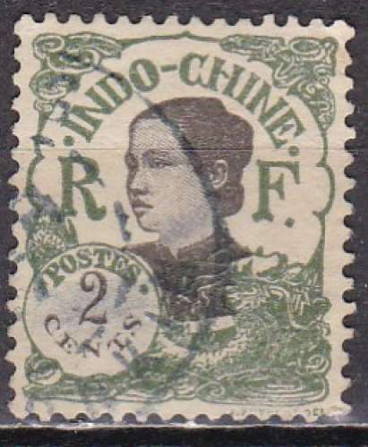 INDOCHINE N° 101 de 1922 oblitéré