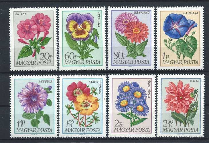Hongrie N°1993/2000** (MNH) 1968 - Fleurs divers