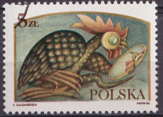 Pologne 1986 Y&T 2862 oblitéré - Légendes populaires 